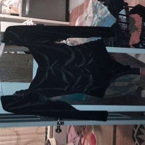 Velvet bodysuit